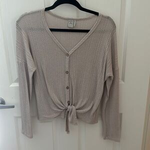 Paper Crane Tie Blouse